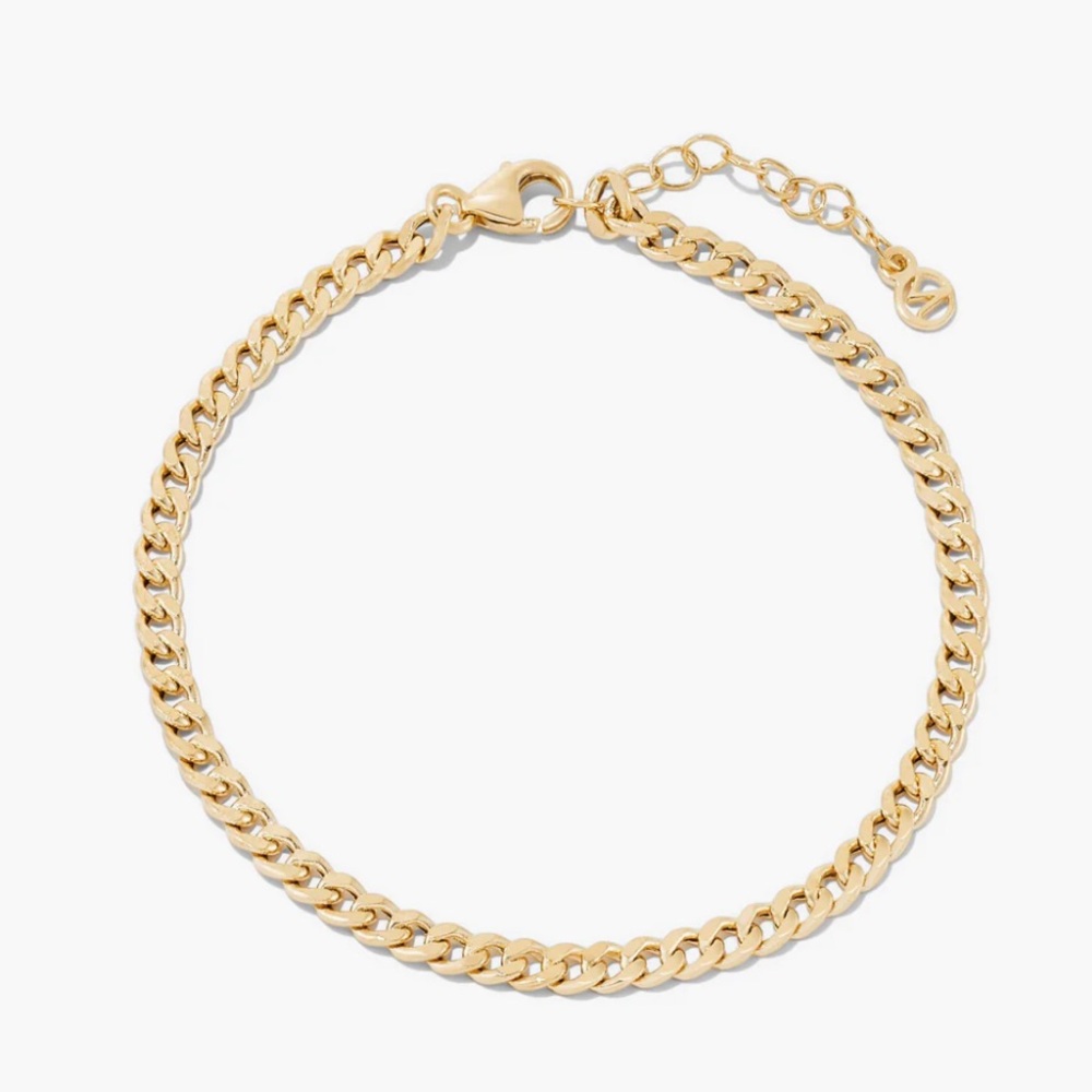 Mejuri Gold Curb Bracelet